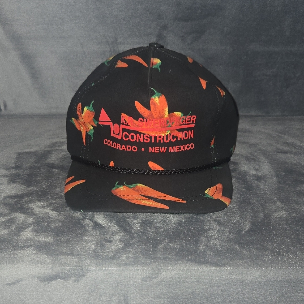 Super Digger Black and Orange Construction Hat
